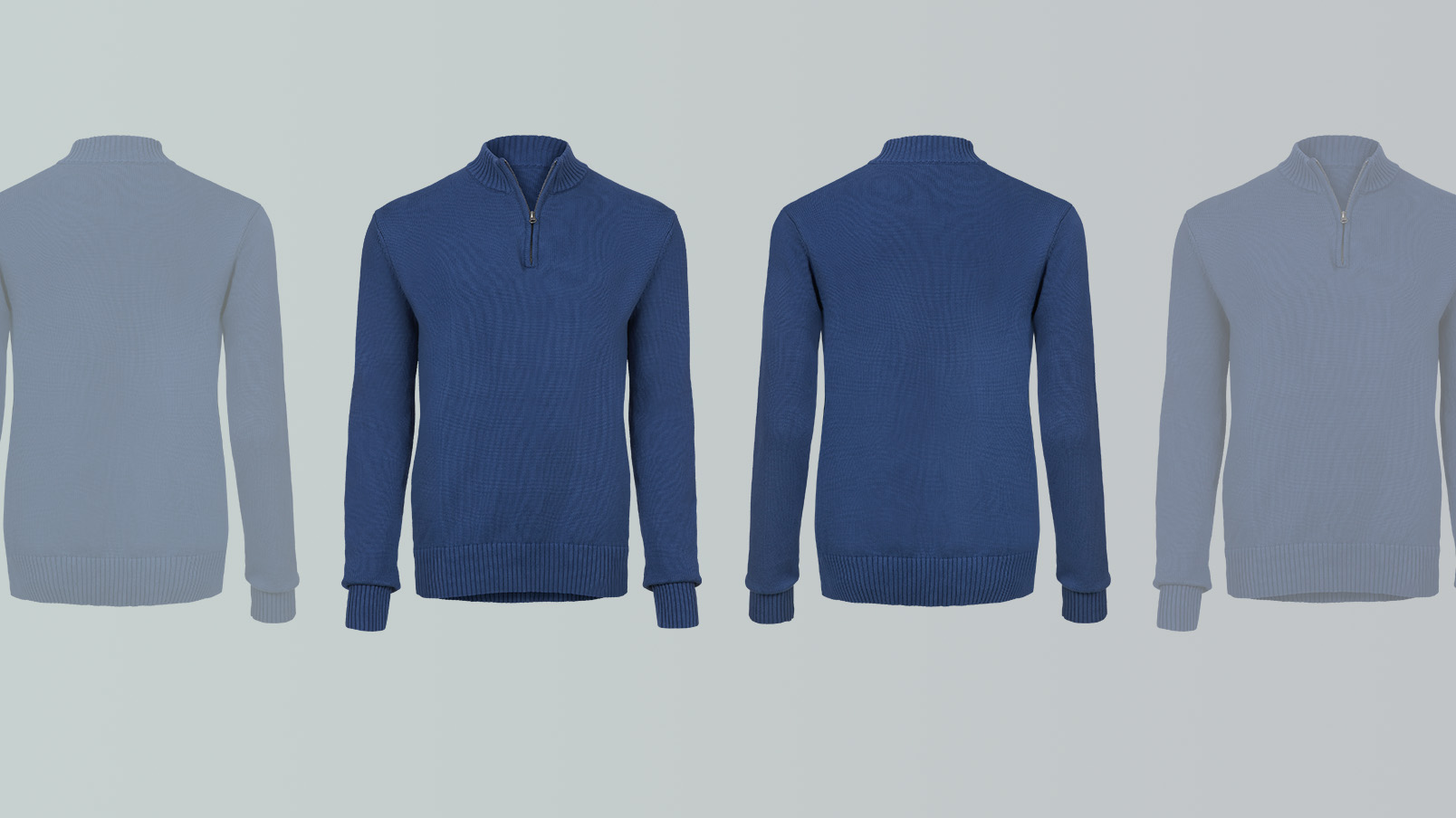 CLIFTON Regents Custom Knitted Quarter-Zip